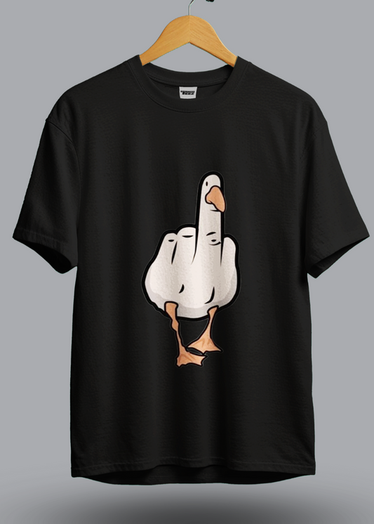 Middle Finger Duck ShutterTeez