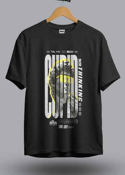 CUPID typography Black ShutterTeez