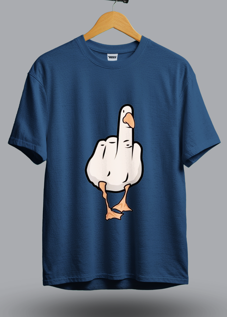 Middle Finger Duck ShutterTeez