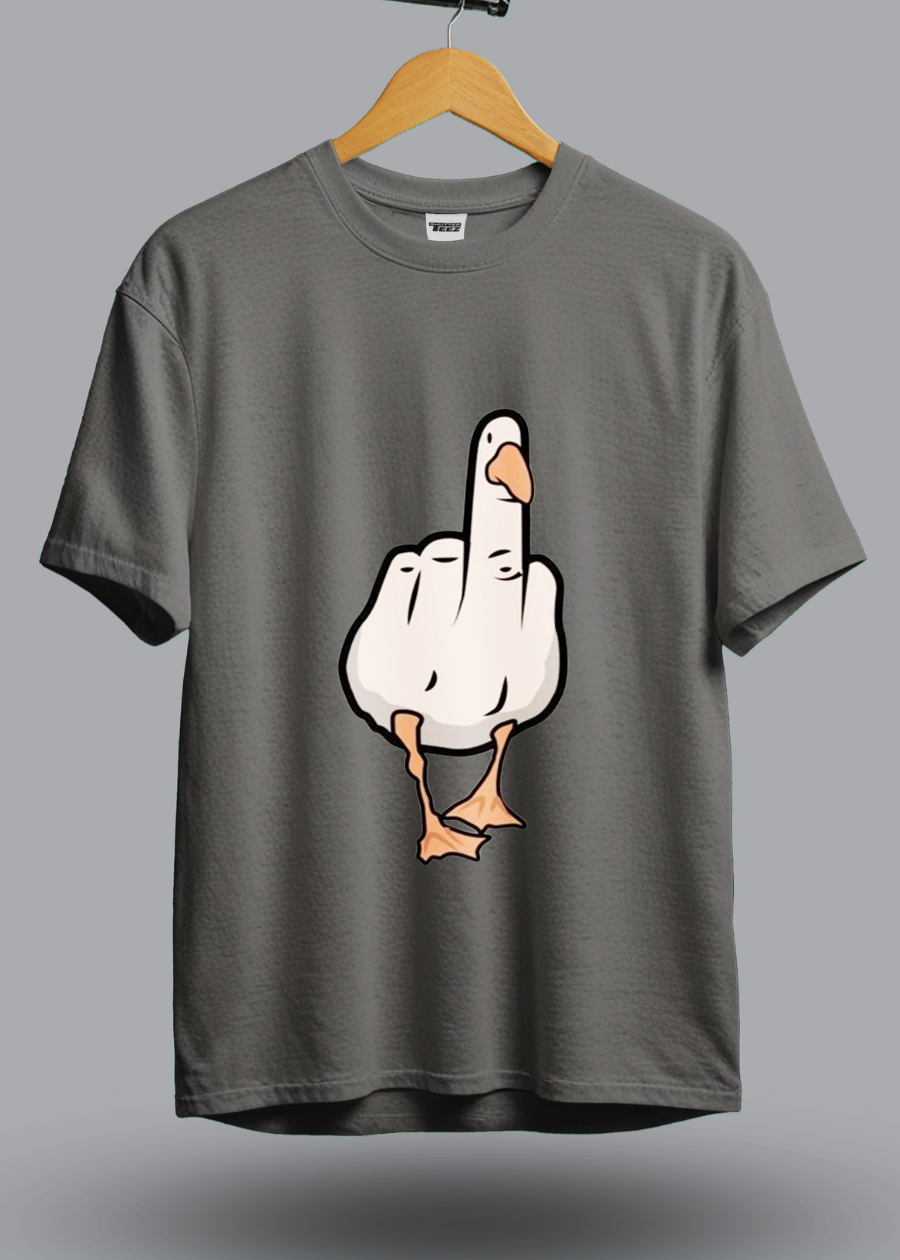 Middle Finger Duck ShutterTeez