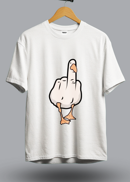 Middle Finger Duck ShutterTeez