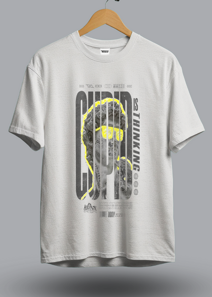 CUPID typography Black ShutterTeez