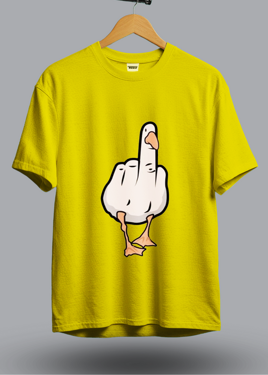 Middle Finger Duck ShutterTeez